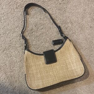 Coach Straw Shoulder Bag